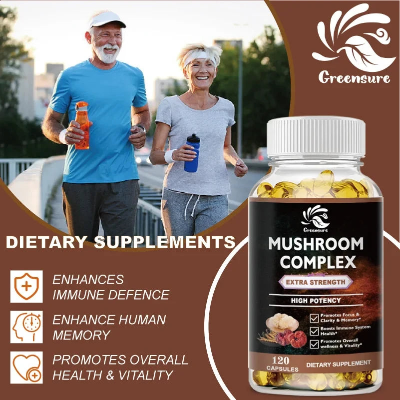 Lions Mane Cordyceps Nootropic Supplement
