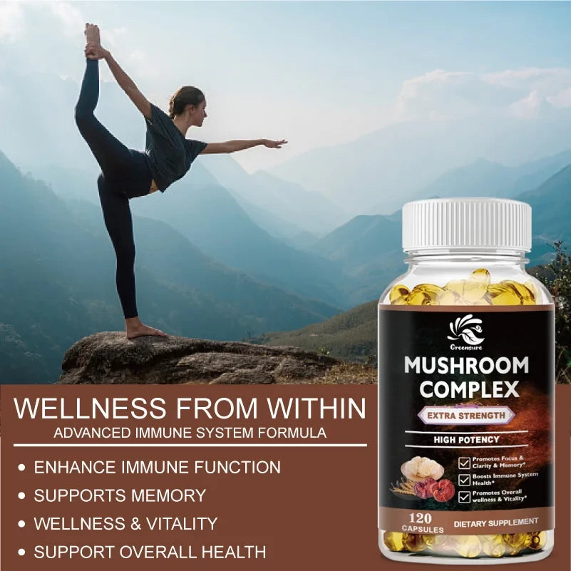 Lions Mane Cordyceps Nootropic Supplement
